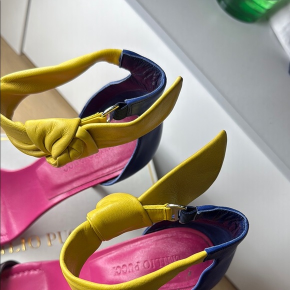 Emilio Pucci Women's colorblock Heels 40 10 - Picture 10 of 10